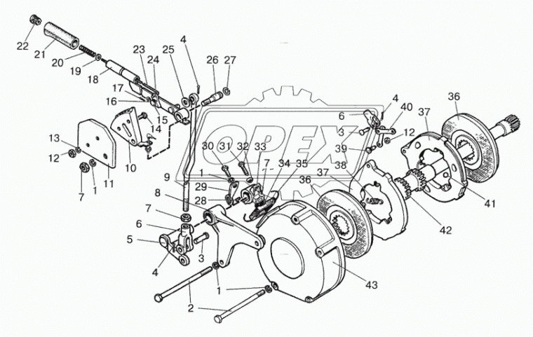 822-3507070 Кронштейн МТЗ РУП